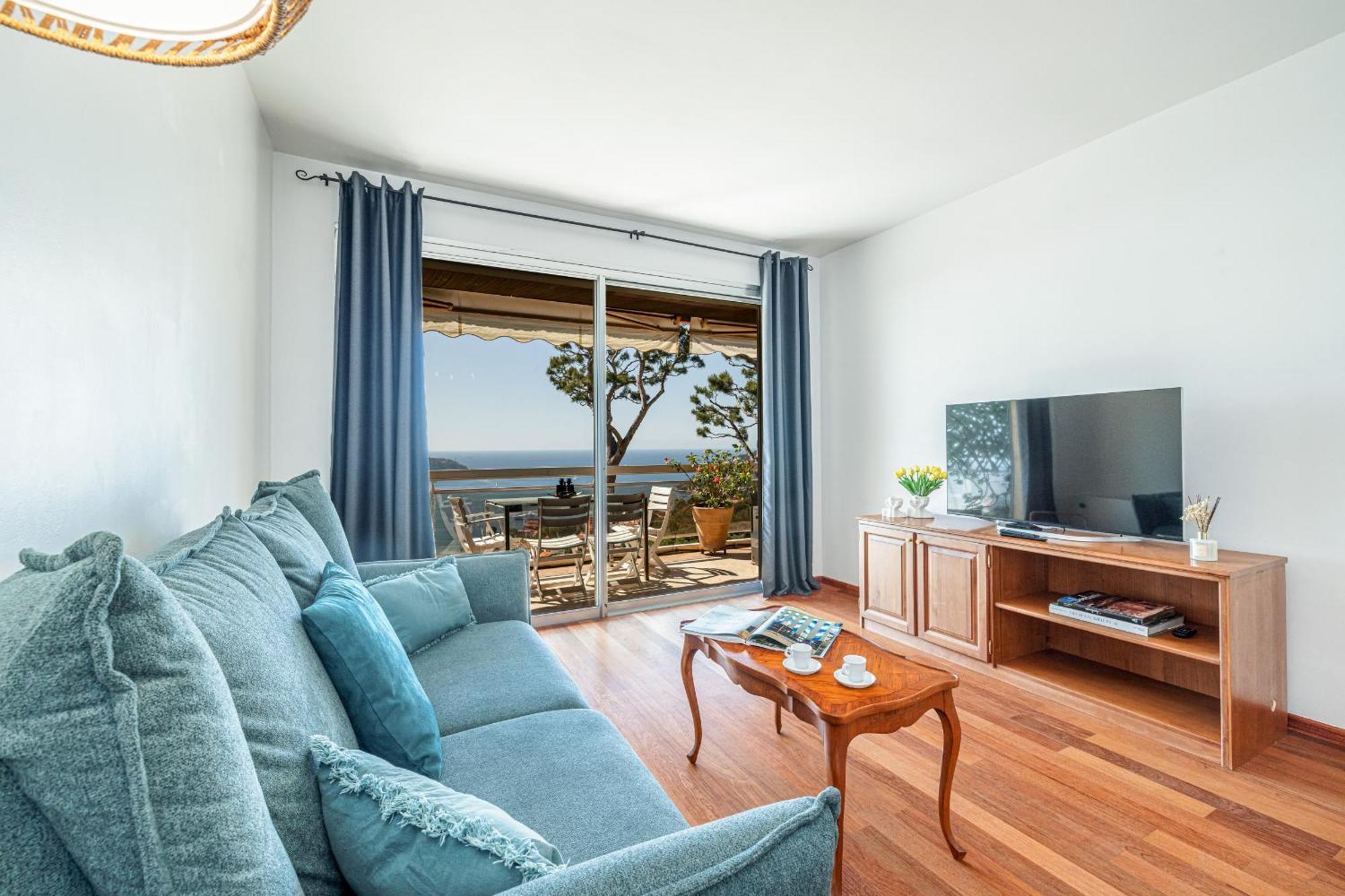 Apartamento Extraordinary Sea View - 1 Bdr With Ac Villefranche-sur-Mer Exterior foto